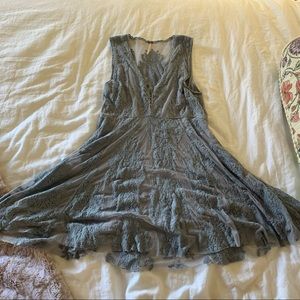 Free people blue lace dress